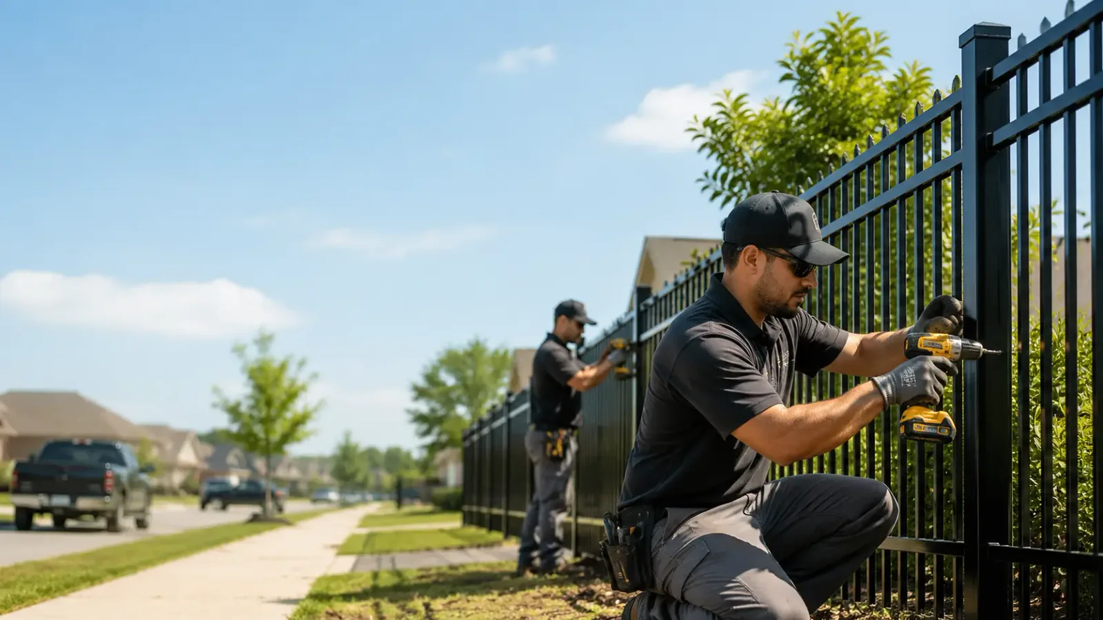 Metal Fence Installation in Peggs, OK